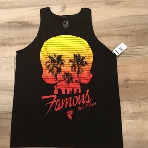Famous Stars & Straps Palm Skull Eyes men’s tank